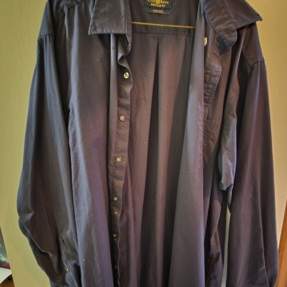 Club Room Dark Blue Shirt Jacket